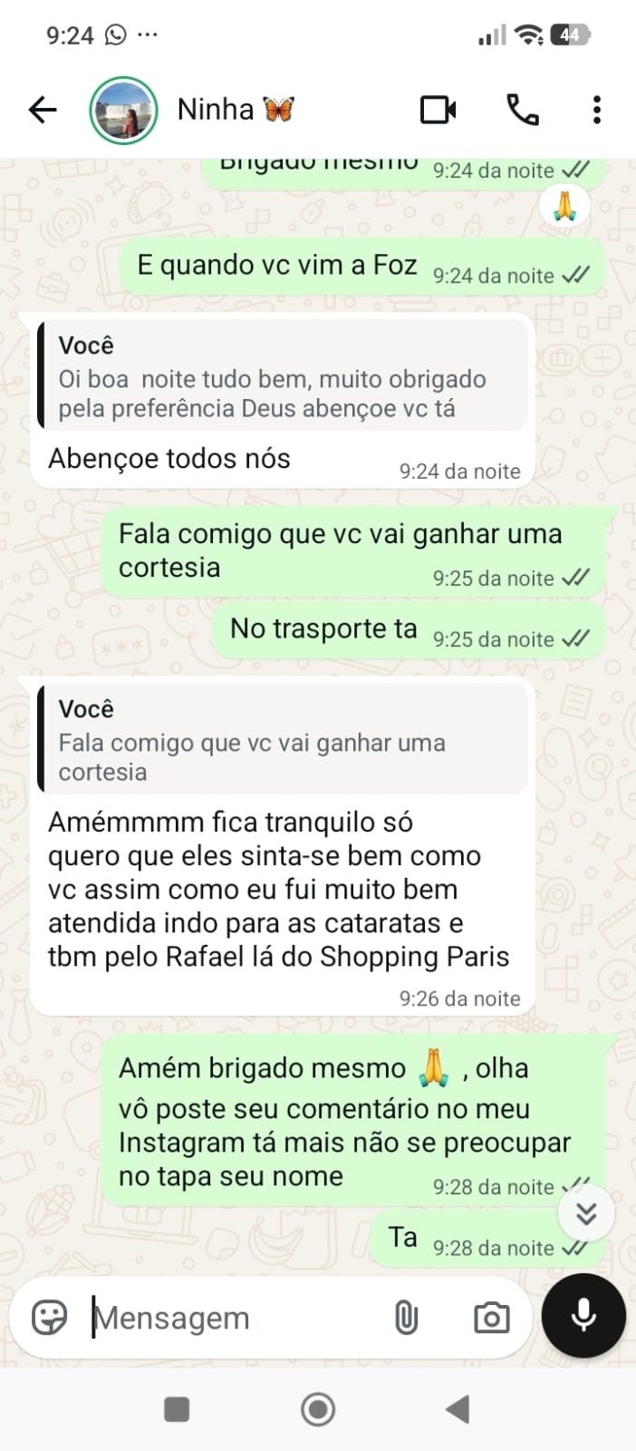 Print do Cliente